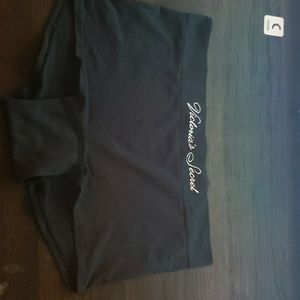 Victoria's secret black seamless short pantys